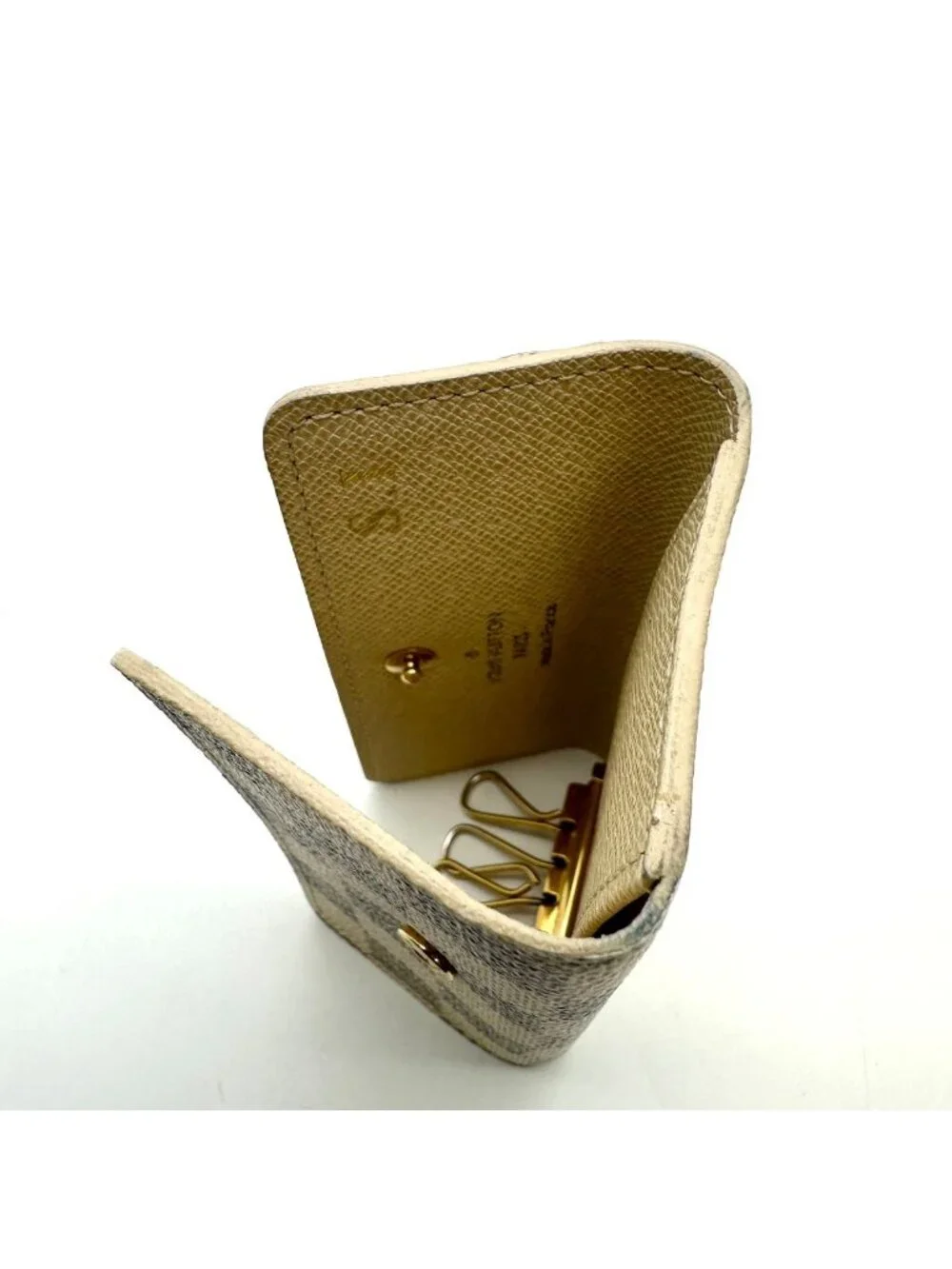 Louis Vuitton Multicles 4 Key Case Damier Azur Key Holder